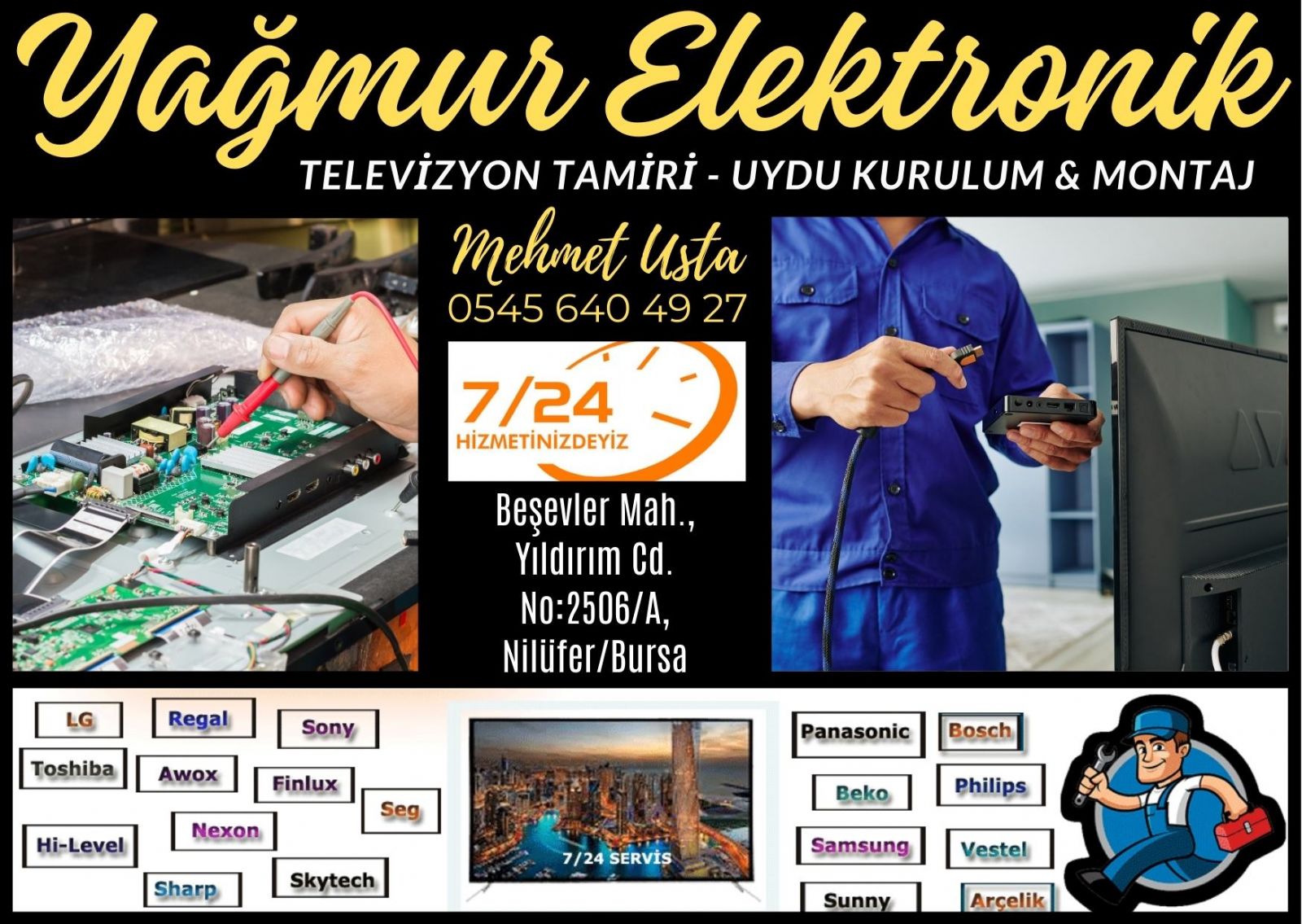 Beşevler Televizyon Tamircisi